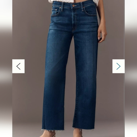 Mother The Mid Rise Rambler Zip Ankle Fray Taking Chances Size 28 - Picture 15 of 15